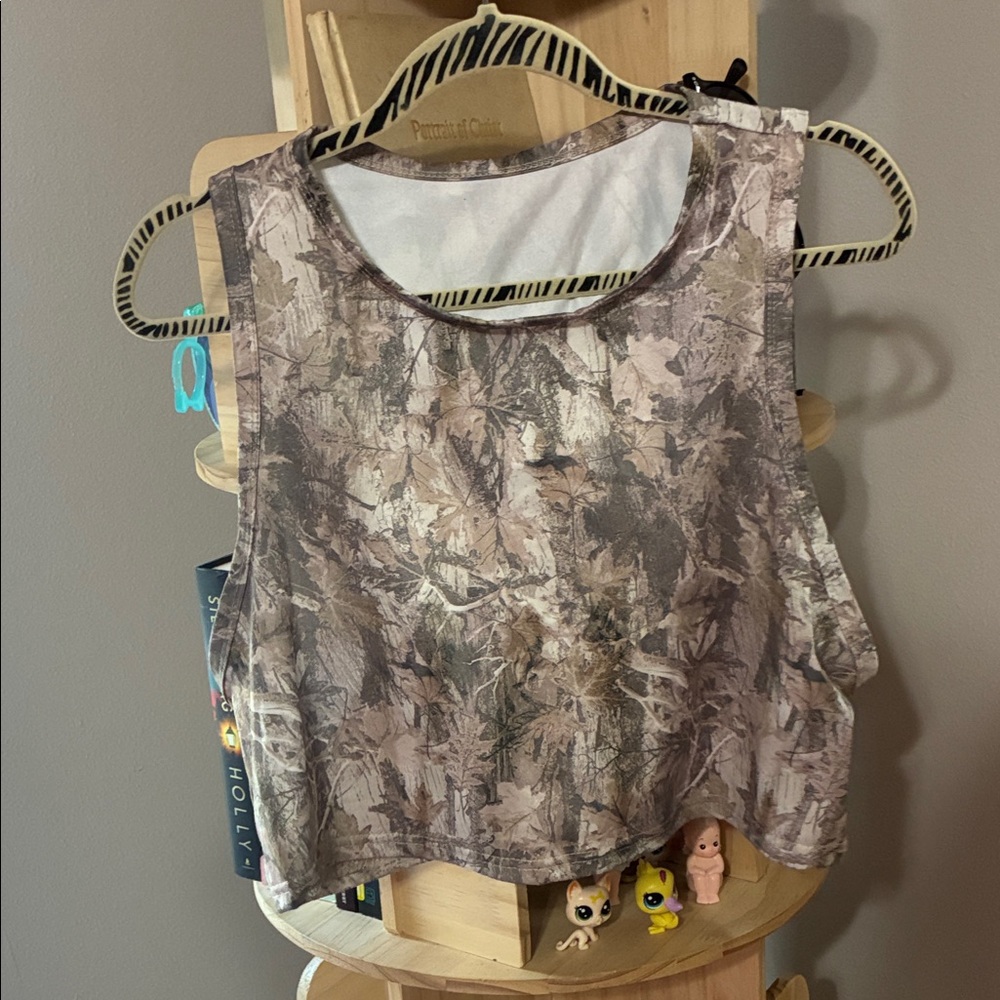 SHEIN Curve 3XL Top in Neutral Tones